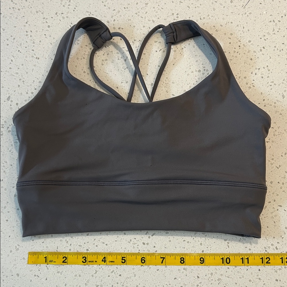 Adanola Cross Back Bra - Dark Grey